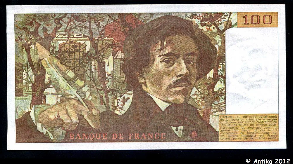 100 FRANCS DELACROIX - Type 1978 modifié