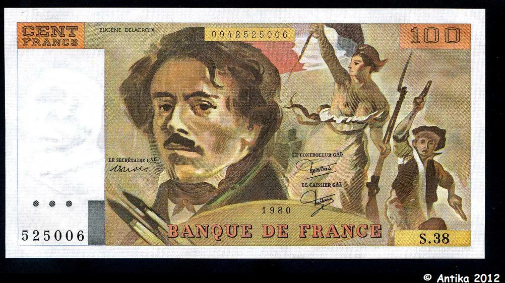 100 FRANCS DELACROIX - Type 1978 modifié