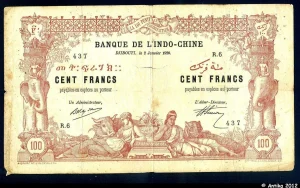100 FRANCS Eléphant Femmes & Animaux