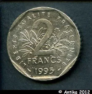 2 FRANCS JEAN MOULIN