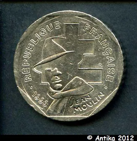 2 FRANCS JEAN MOULIN