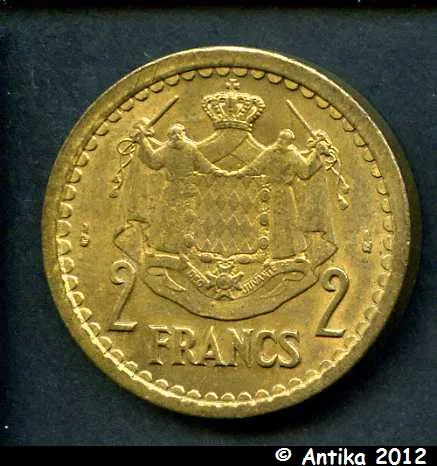 2 FRANCS LOUIS II 1922-1949