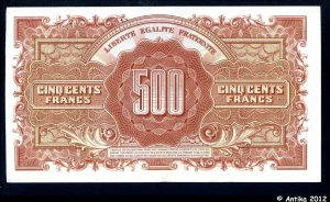 500 FRANCS (Marianne)