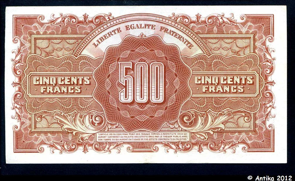 500 FRANCS (Marianne)