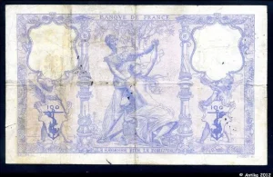 100 FRANCS BLEU & ROSE - Type 1888