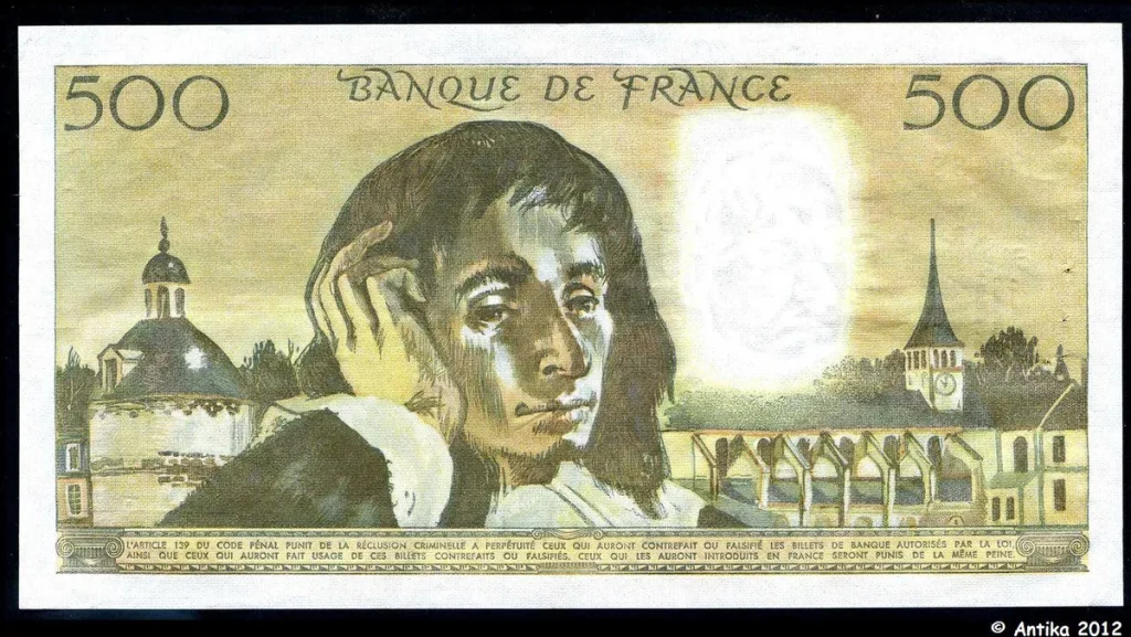 500 FRANCS PASCAL - Type 1968