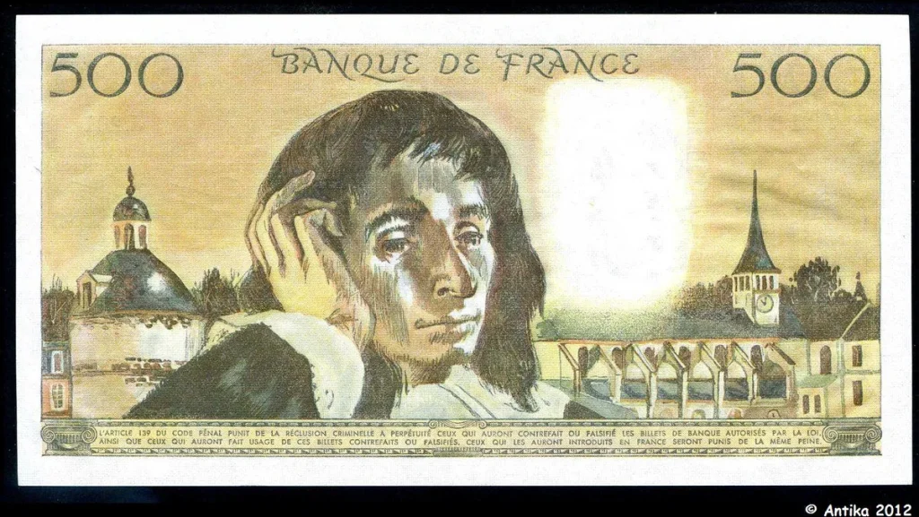 500 FRANCS PASCAL - Type 1968