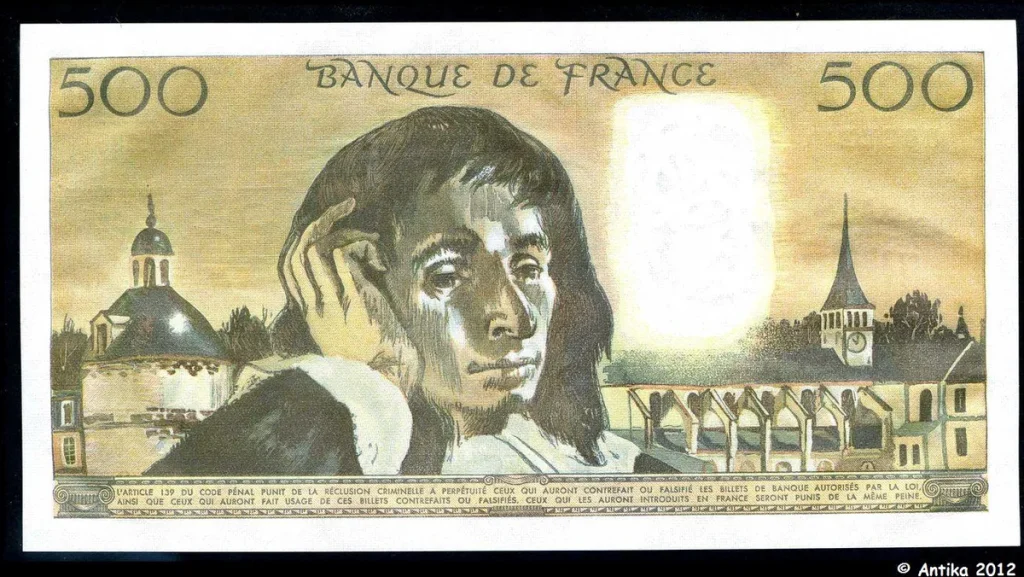 500 FRANCS PASCAL - Type 1968