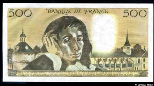 500 FRANCS PASCAL - Type 1968