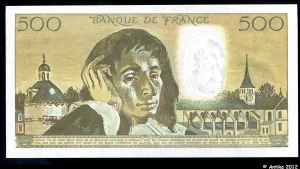 500 FRANCS PASCAL - Type 1968