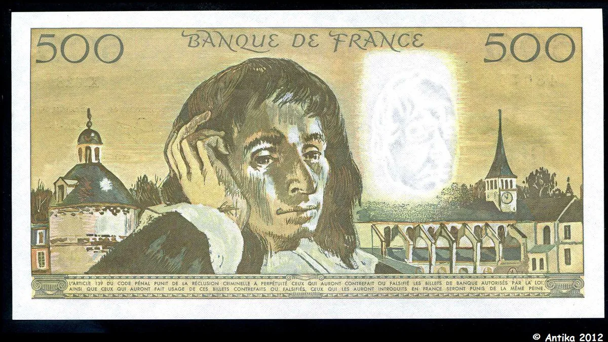 500 FRANCS PASCAL - Type 1968