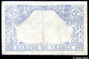5 FRANCS BLEU - Type 1905