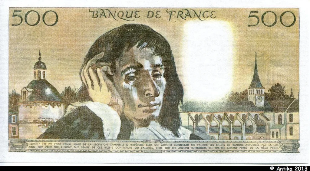 500 FRANCS PASCAL - Type 1968
