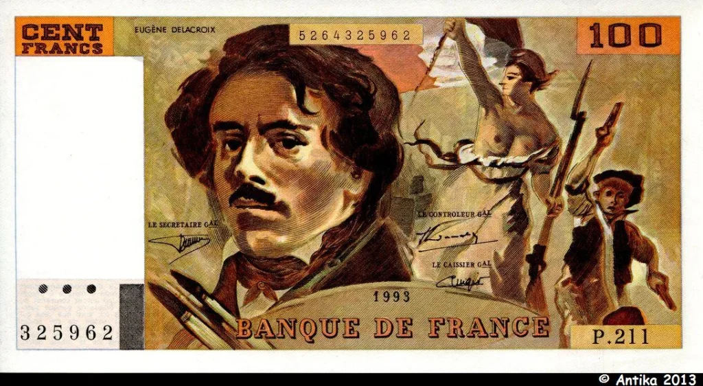 100 FRANCS DELACROIX - Type 1978 "imprimé en continu"