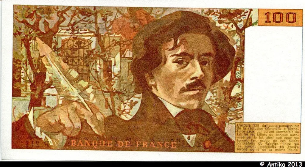 100 FRANCS DELACROIX - Type 1978 "imprimé en continu"
