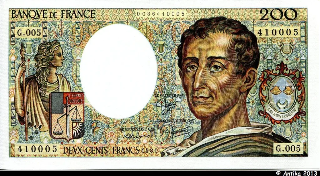200 FRANCS MONTESQUIEU -Type 1981