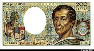 200 FRANCS MONTESQUIEU -Type 1981