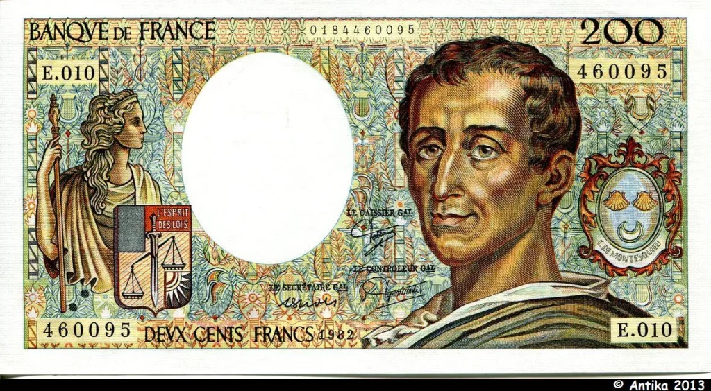 200 FRANCS MONTESQUIEU -Type 1981