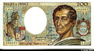 200 FRANCS MONTESQUIEU -Type 1981