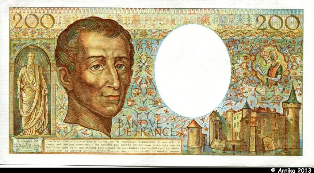 200 FRANCS MONTESQUIEU -Type 1981