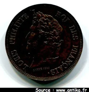 1 DECIME ESSAI 1 DECIME en Cuivre LOUIS PHILIPPE