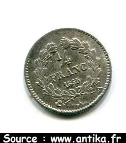 1/4 FRANC T.L