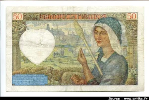 50 FRANCS JACQUES CŒUR - Type 1941