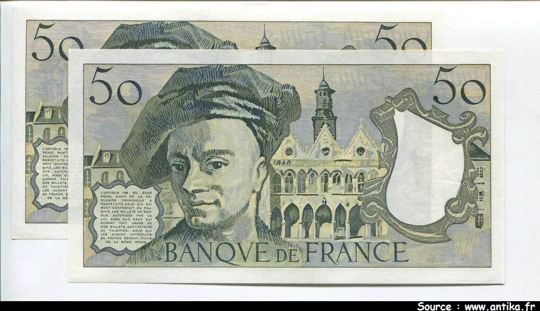 50 FRANCS QUENTIN - Type 1976