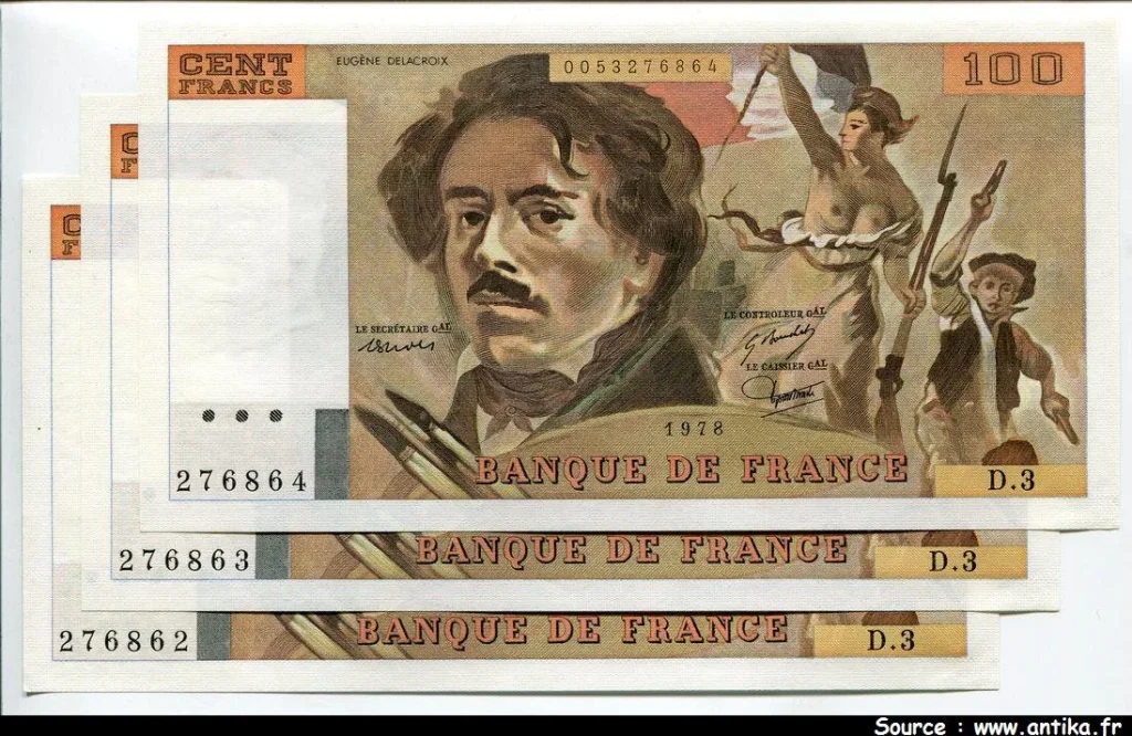 100 FRANCS DELACROIX - Type 1978 modifié