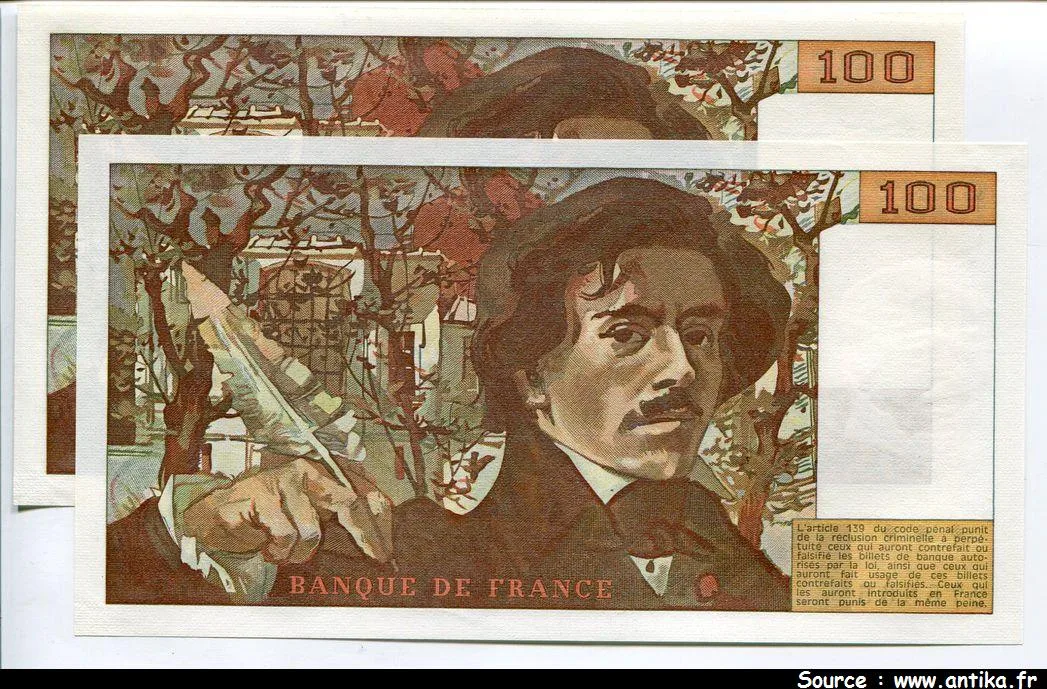 100 FRANCS DELACROIX - Type 1978 modifié