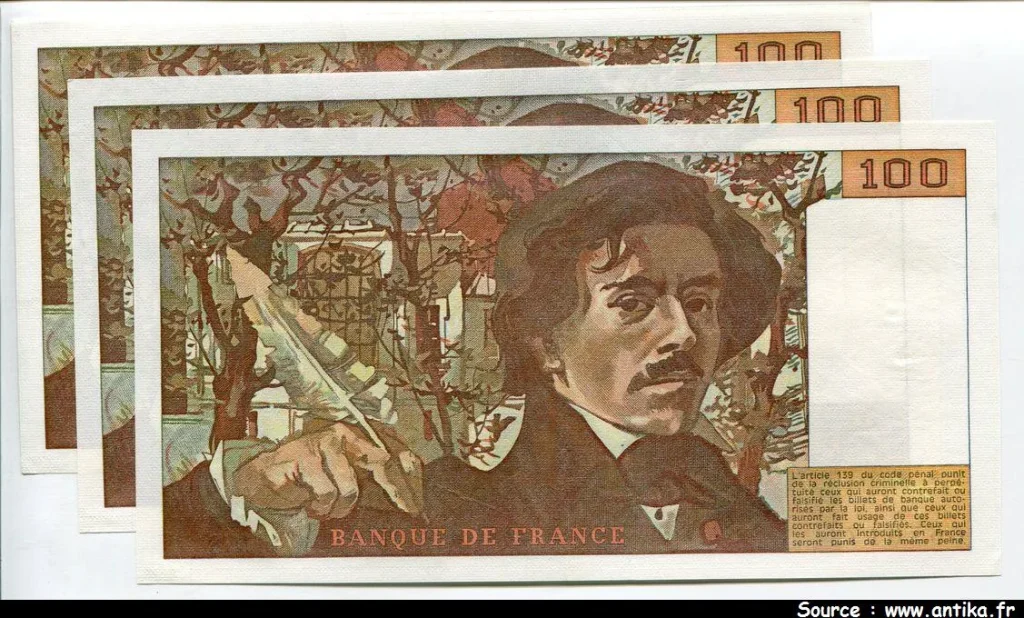 100 FRANCS DELACROIX - Type 1978 modifié