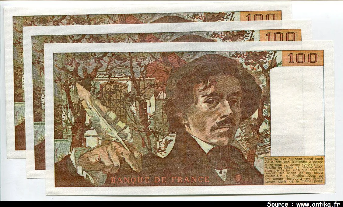 100 FRANCS DELACROIX - Type 1978 modifié