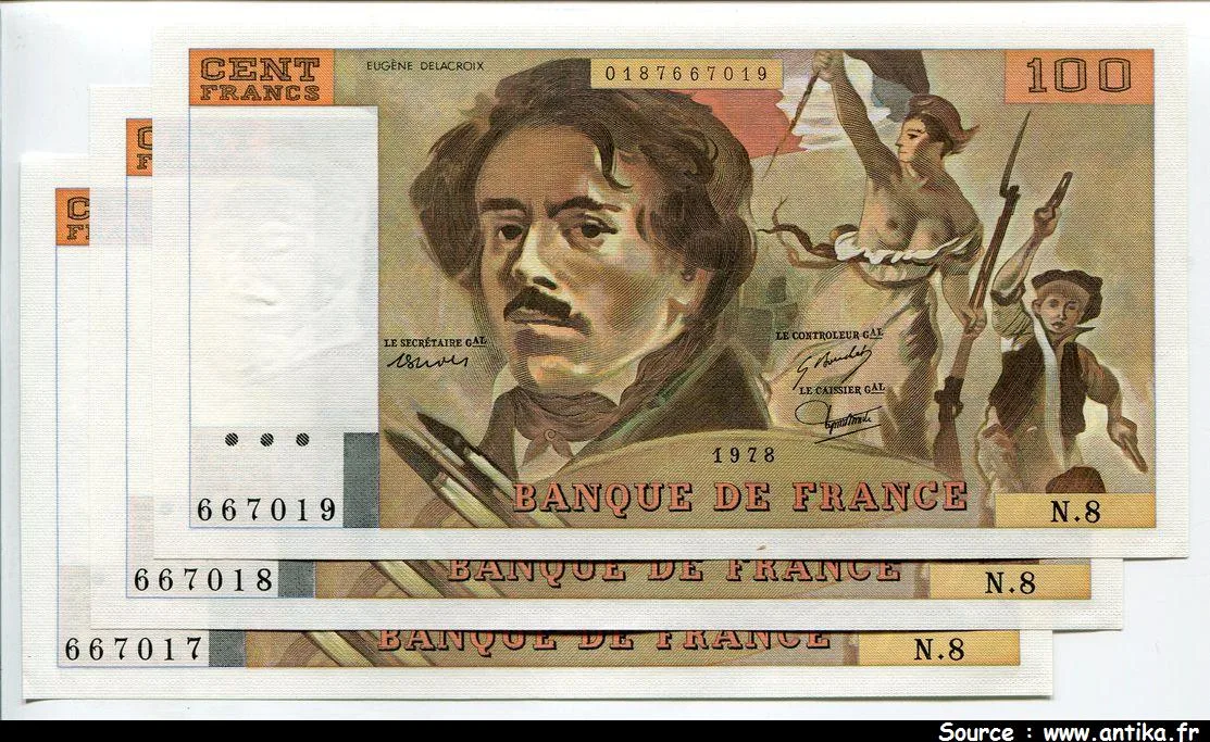 100 FRANCS DELACROIX - Type 1978 modifié