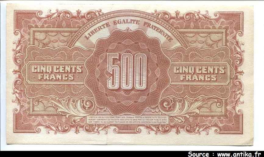 500 FRANCS (Marianne)