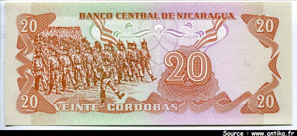 20 Cordobas Commandant G. Pomares Ordonez