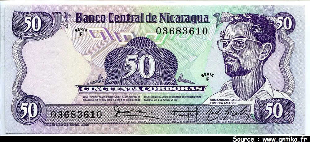 50 Cordobas C.F Amador