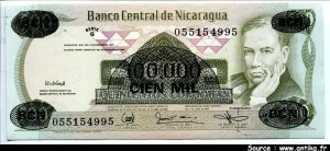 100000 s/500 Cordobas R.Dario