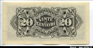 20 Centavos Perforé 5/11/1942