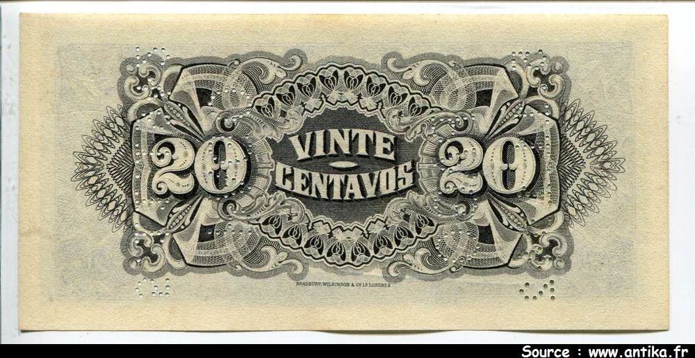 20 Centavos Perforé 5/11/1942