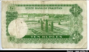 10 Rupees M.Ali Jinnah & Jardin