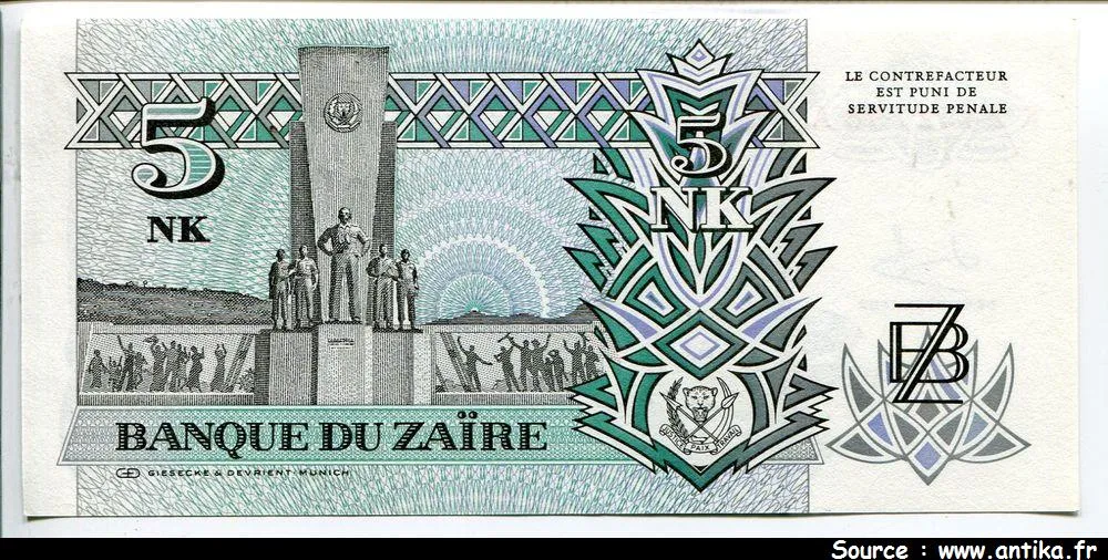 5 Nouveaux Makuta Mobutu * * * * * *