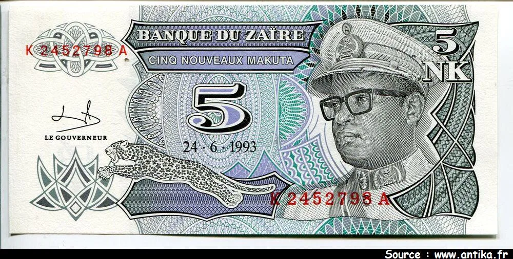 5 Nouveaux Makuta Mobutu * * * * * *
