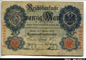 20 Mark Bleu Aigle