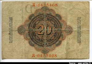 20 Mark Bleu Aigle