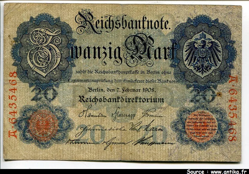 20 Mark Bleu Aigle