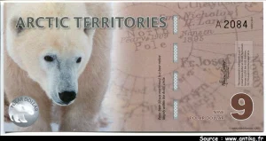 9 Polar Dollars Ours Polaires & Explorateur