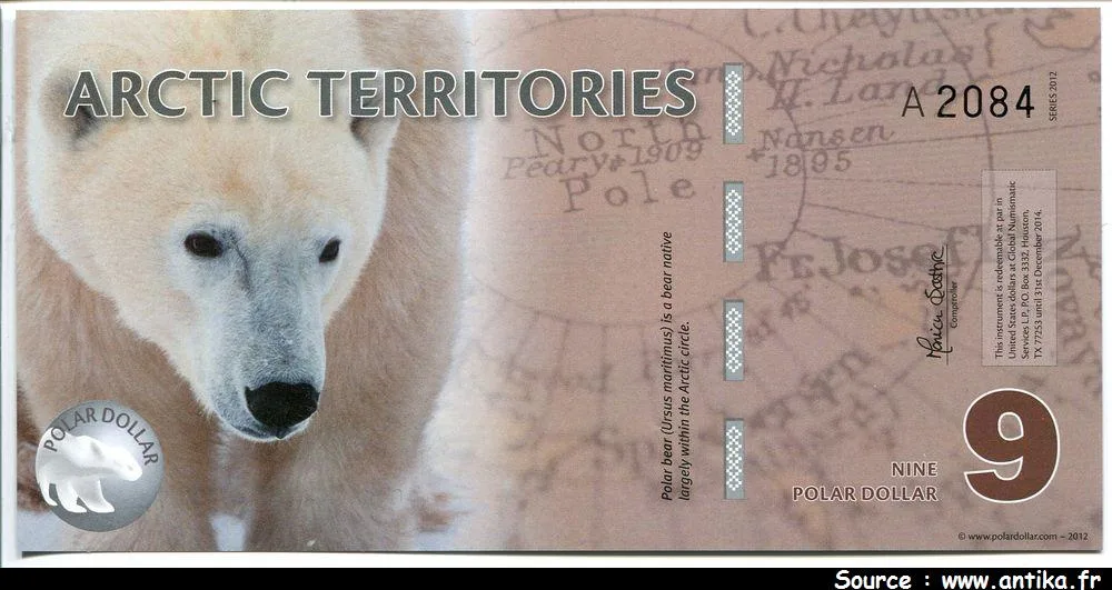 9 Polar Dollars Ours Polaires & Explorateur