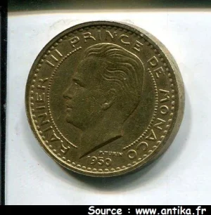 50 FRANCS RAINIER III 1949-2005 MONACO ESSAI