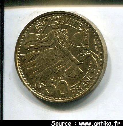 50 FRANCS RAINIER III 1949-2005 MONACO ESSAI