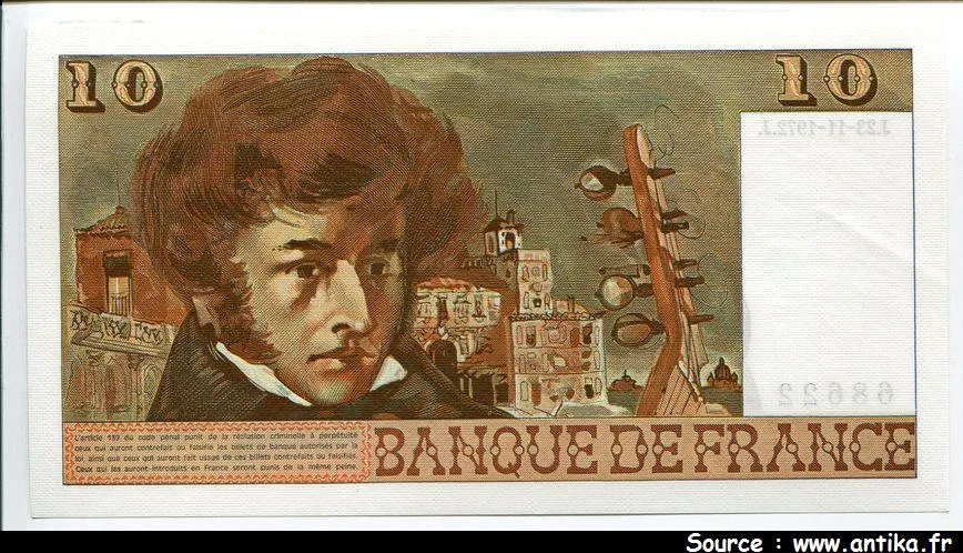 10 FRANCS BERLIOZ - Type 1972